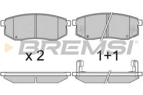 Bremsi BP3029 - PASTILLA DE FRENO | BRAKE PADS