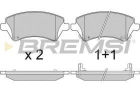 Bremsi BP3030 - PASTILLA DE FRENO | BRAKE PADS