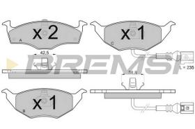 Bremsi BP3031 - PASTTILLA DE  FRENO | BRAKE PADS