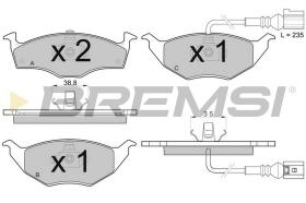 Bremsi BP3032 - PASTTILLA DE  FRENO | BRAKE PADS