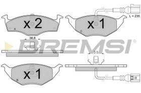 Bremsi BP3032 - PASTIGLIE FRENO | BRAKE PADS
