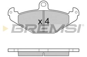 Bremsi BP3033 - PASTTILLA DE  FRENO | BRAKE PADS