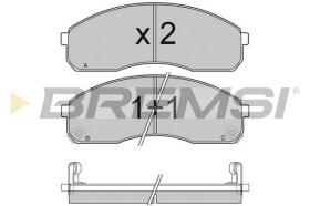 Bremsi BP3039 - PASTILLA DE FRENO | BRAKE PADS