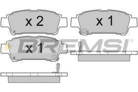 Bremsi BP3042 - PASTTILLA DE  FRENO | BRAKE PADS