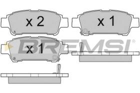 Bremsi BP3042 - PASTIGLIE FRENO | BRAKE PADS