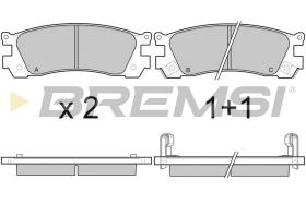 Bremsi BP3045 - PASTTILLA DE  FRENO | BRAKE PADS