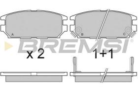 Bremsi BP3046 - BRAKE PADS