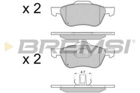 Bremsi BP3048 - PASTILLA DE FRENO | BRAKE PADS