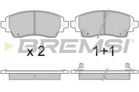 Bremsi BP3053 - PASTILLA DE FRENO | BRAKE PADS