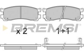 Bremsi BP3054 - PASTILLA DE FRENO | BRAKE PADS