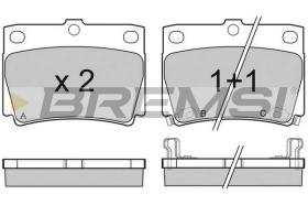 Bremsi BP3057 - PASTILLA DE FRENO | BRAKE PADS