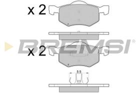 Bremsi BP3058 - PASTILLA DE FRENO | BRAKE PADS