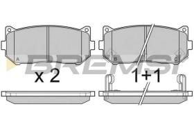 Bremsi BP3064 - PASTTILLA DE  FRENO | BRAKE PADS