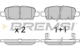 Bremsi BP3067 - BRAKE PADS