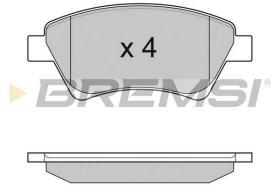 Bremsi BP3072 - PASTILLA DE FRENO | BRAKE PADS