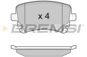Bremsi BP3086 - PASTTILLA DE  FRENO | BRAKE PADS