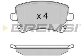 Bremsi BP3086 - PASTIGLIE FRENO | BRAKE PADS