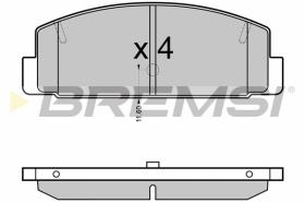 Bremsi BP3090 - PASTILLA DE FRENO | BRAKE PADS