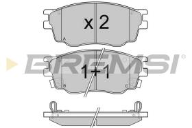 Bremsi BP3092 - PASTTILLA DE  FRENO | BRAKE PADS