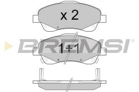 Bremsi BP3094 - PASTTILLA DE  FRENO | BRAKE PADS