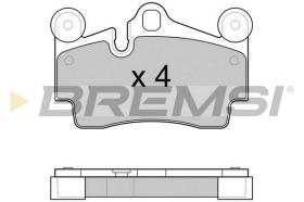 Bremsi BP3097 - PASTILLA DE FRENO | BRAKE PADS
