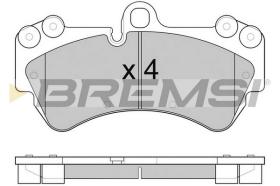 Bremsi BP3098 - PASTTILLA DE  FRENO | BRAKE PADS