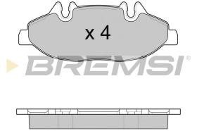 Bremsi BP3100 - PASTTILLA DE  FRENO | BRAKE PADS