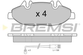 Bremsi BP3100 - PASTIGLIE FRENO | BRAKE PADS