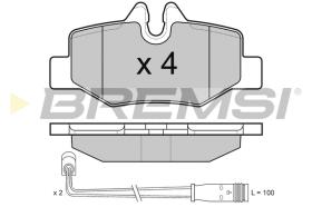 Bremsi BP3101 - PASTILLA DE FRENO | BRAKE PADS