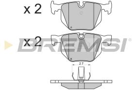 Bremsi BP3102 - PASTTILLA DE  FRENO | BRAKE PADS