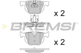 Bremsi BP3102 - PASTIGLIE FRENO | BRAKE PADS
