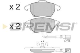 Bremsi BP3103 - PASTILLA DE FRENO | BRAKE PADS