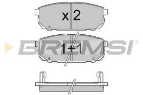 Bremsi BP3105 - PASTILLA DE FRENO | BRAKE PADS