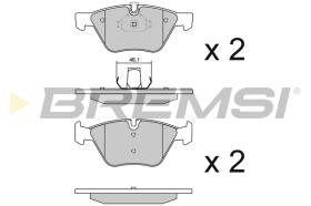 Bremsi BP3108 - PASTILLA DE FRENO | BRAKE PADS