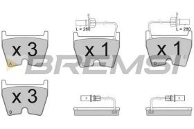 Bremsi BP3114 - PASTILLA DE FRENO | BRAKE PADS