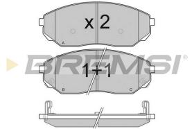 Bremsi BP3116 - PASTILLA DE FRENO | BRAKE PADS