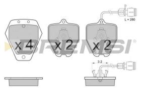 Bremsi BP3118 - PASTILLA DE FRENO | BRAKE PADS