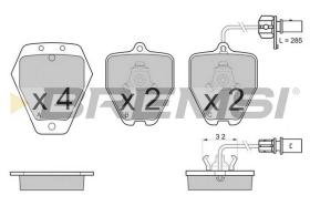 Bremsi BP3119 - PASTTILLA DE  FRENO | BRAKE PADS