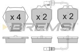 Bremsi BP3121 - PASTTILLA DE  FRENO | BRAKE PADS