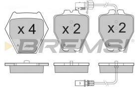 Bremsi BP3121 - PASTTILLA DE  FRENO | BRAKE PADS