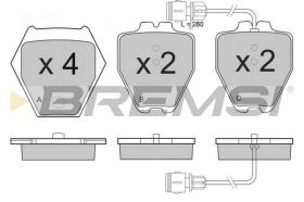 Bremsi BP3122 - PASTILLA DE FRENO | BRAKE PADS