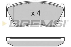 Bremsi BP3125 - PASTTILLA DE  FRENO | BRAKE PADS