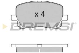 Bremsi BP3127 - PASTILLA DE FRENO | BRAKE PADS