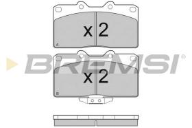 Bremsi BP3128 - PASTILLA DE FRENO | BRAKE PADS