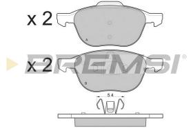 Bremsi BP3133 - PASTILLA DE FRENO | BRAKE PADS