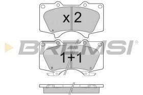 Bremsi BP3139 - PASTTILLA DE  FRENO | BRAKE PADS