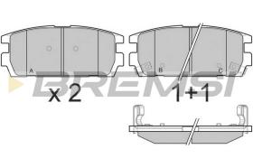 Bremsi BP3143 - PASTTILLA DE  FRENO | BRAKE PADS