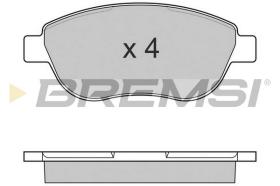 Bremsi BP3145 - PASTILLA DE FRENO | BRAKE PADS