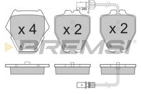 Bremsi BP3151 - PASTTILLA DE  FRENO | BRAKE PADS