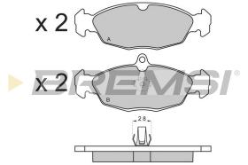 Bremsi BP3156 - PASTTILLA DE  FRENO | BRAKE PADS